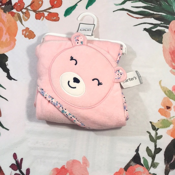 Carter's Other - Free w/ $25 purchase Carter’s Pink Bear Towel NWT